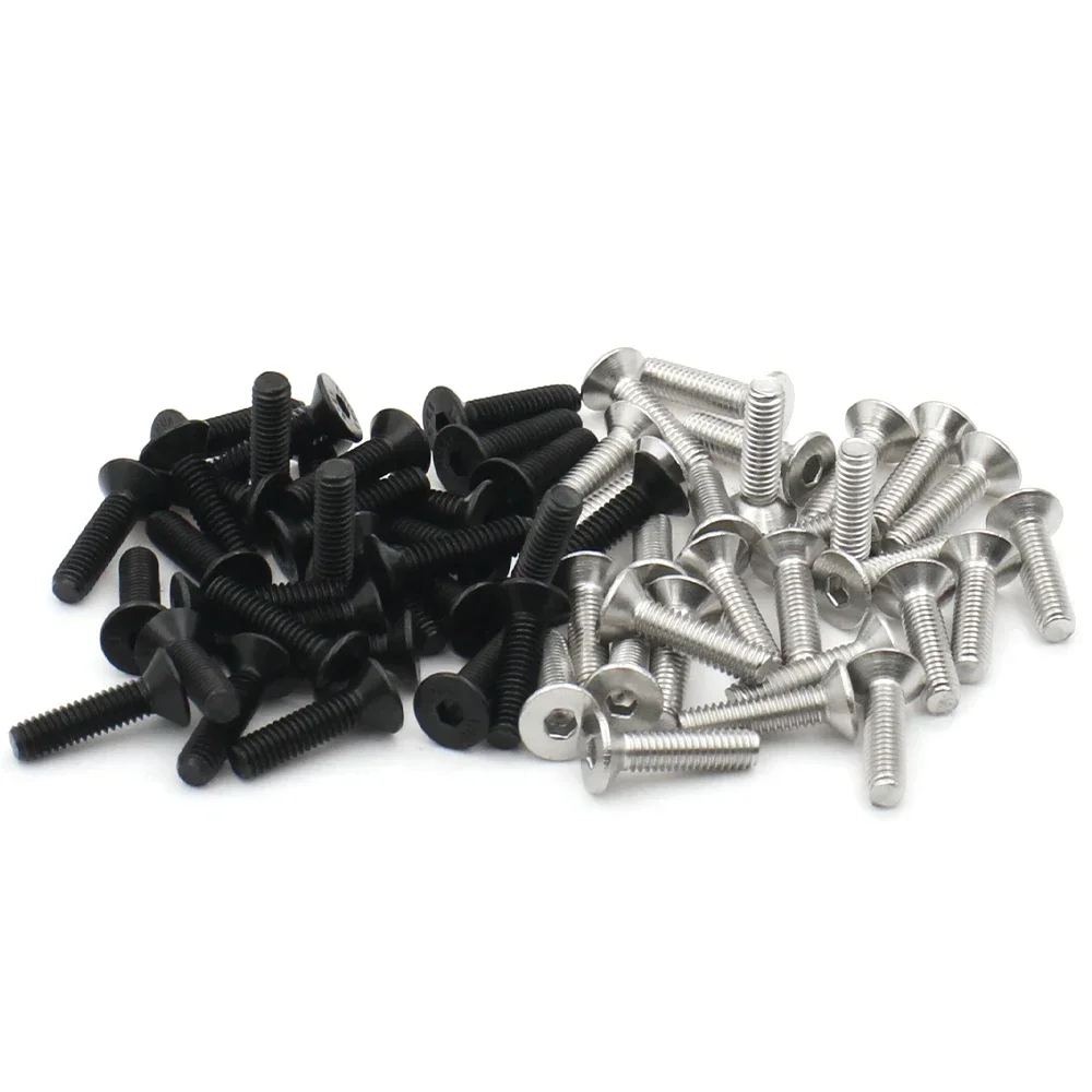 M4 M5-tornillo Allen Avellanado Plano, Cabeza Hexagonal De Acero Inoxidable 304 DIN7991 - AliExprs