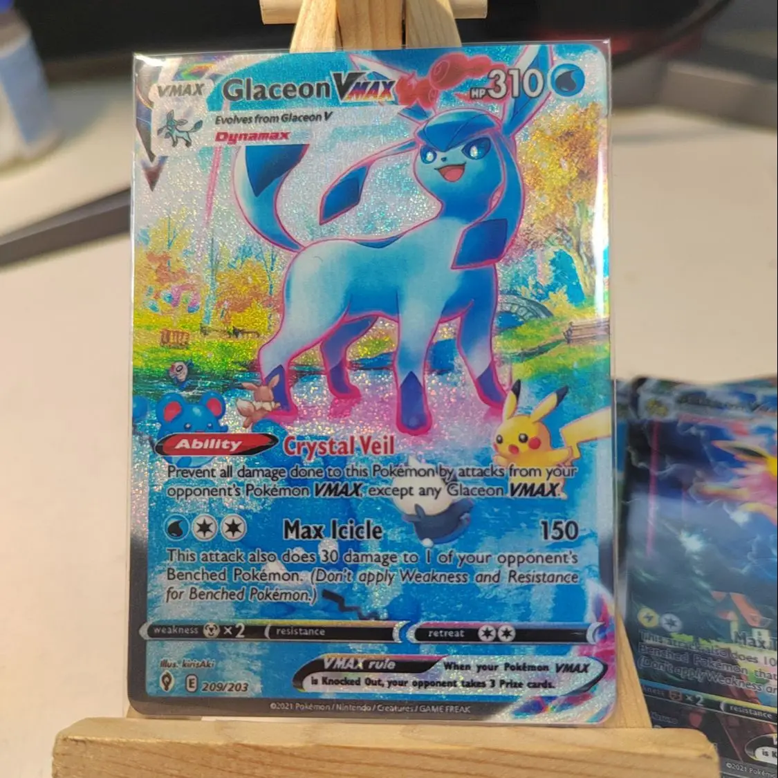 Ptcg Custom Made Cards Pokemon Card Diy Eevee Vmax Full Art Promo Alternate  Art Secret Rare Sword & Shield: Fusion Strike - Game Collection Cards -  AliExpress