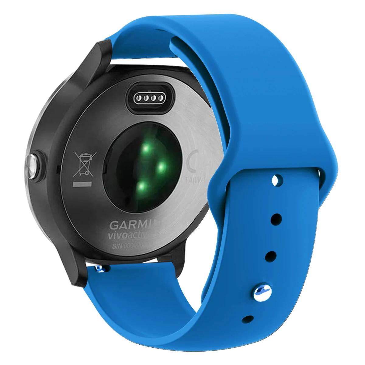 Silicone Strap Wristband Bracelet for Smartwatches (20mm 22mm)