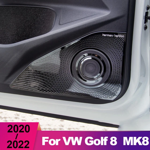Garniture de couverture de console centrale de voiture en fibre de carbone,  bande de moulage de planche Prada, accessoires pour Volkswagen VW Golf 8  MK8 Pro R 2021 2022 2023 - AliExpress
