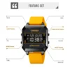 SKMEI 1848 Sport Waterproof Wristwatch Fashion Digital Watch For Men Cyberpunk Display Clock Countdown Electronic Watches reloj 5