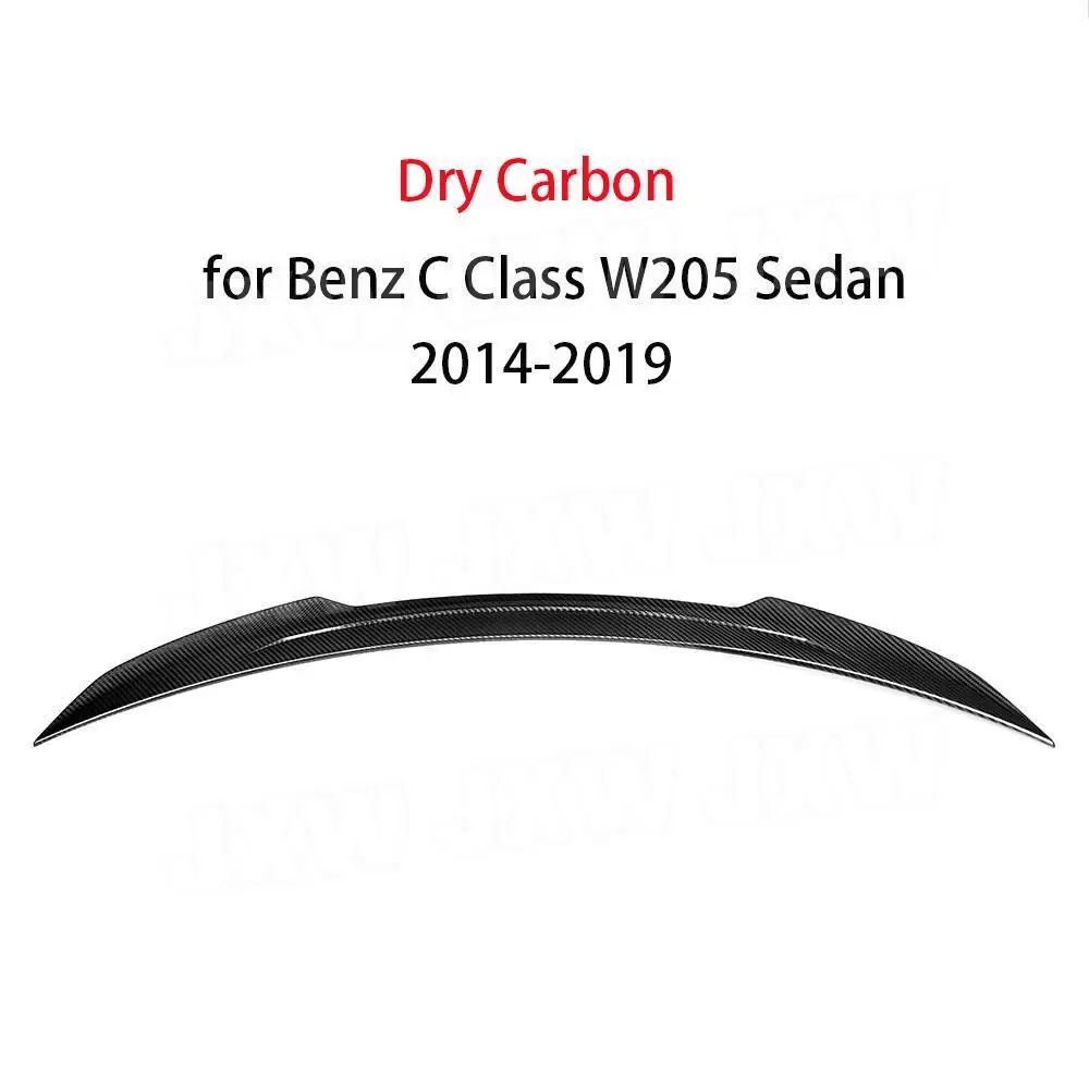 Dry Carbon Fiber Rear Boot Spoiler for Mercedes Benz C