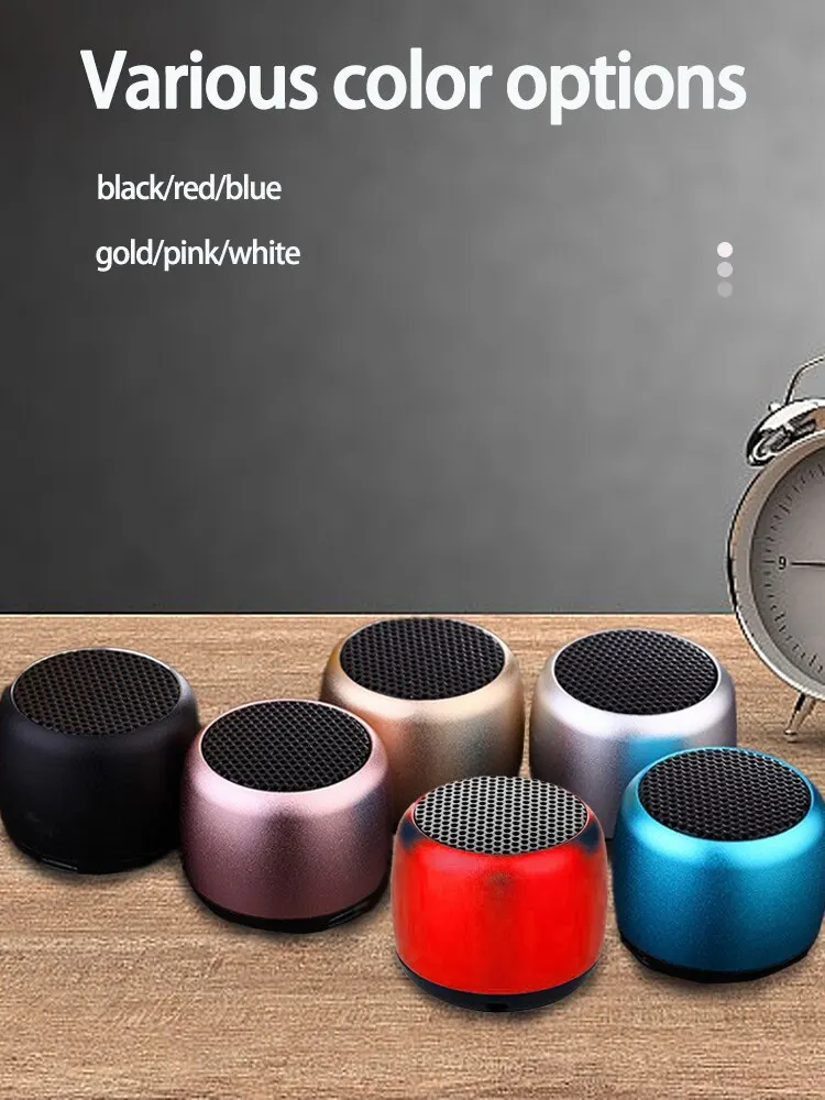 Bluetooth Speaker M1 Portable Bluetooth Haut-Parleur Musique St&eacute;r&eacute;o Surround Mini USB Ext&eacute;rieur Subwoofer Haut-Parleur Lecteur Audio