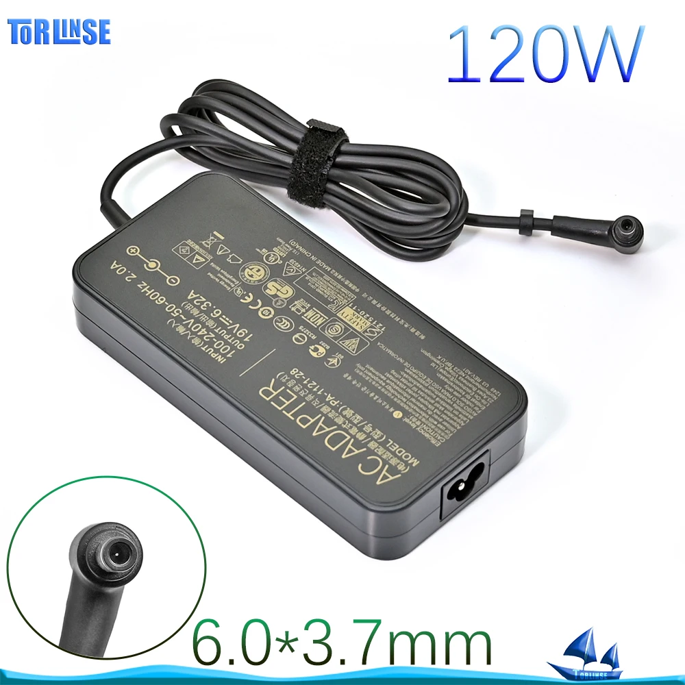 19V 6.32A 120W 6.0*3.7mm Adapter Power Charger power adapter laptop charger for Asus TUF Gaming FX705GM FX705GE FX705GD FX505 FX505GD FX505GE FX505GD FX505DY
