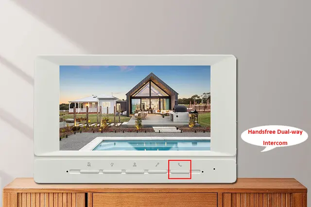 Anjielosmart 7 Pouce Vidéo Porteiro Interphone de Sécurité Protection  Interfone Vidéo interphone système pour la maison