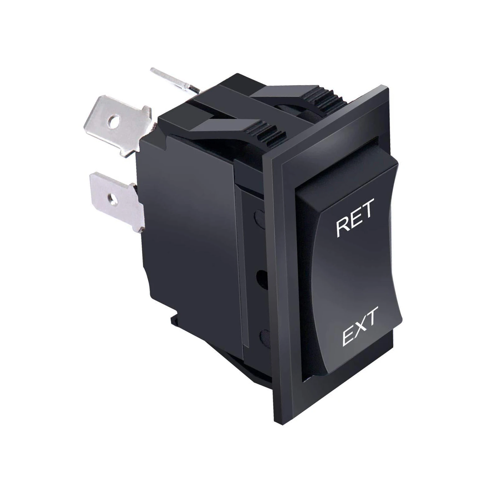 Interruttore A Bilanciere DPDT ON-OFF-ON 12V 20A Con Inversione Di Polarità - 2 Pezzi Con Cavi E Connettori