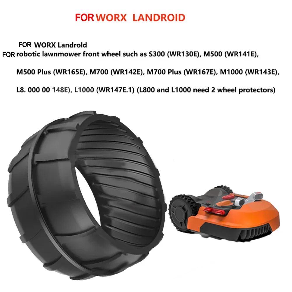 Rad schutz xl für Worx Roboter Rasenmäher Vorderrad s300/m500/m700/m500 plus/m1000/Profil tuning – Detail 8