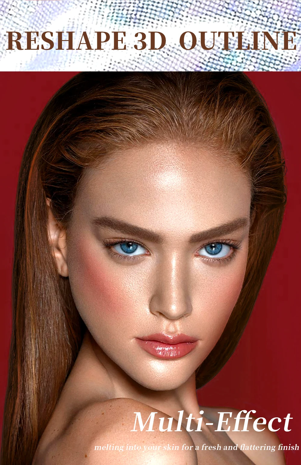 Description Picture 3 of itemQIBEST Highlighting&Bronzer Stick Face Brightening Blusher Rouge Concealer Pen Long Lasting Highlight Contouring Makeup