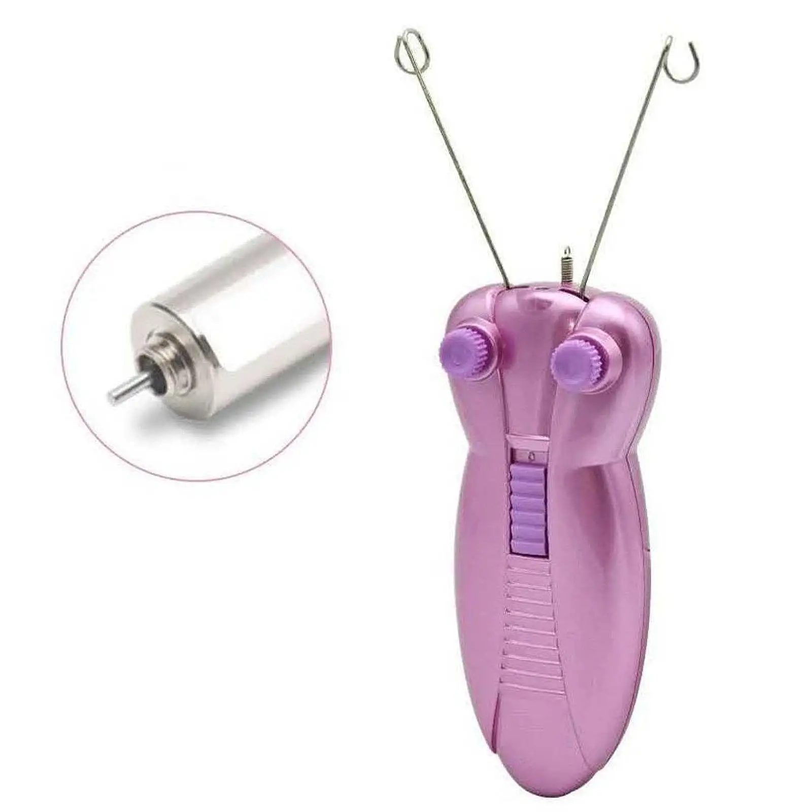 Electric Facial Threading Hair Epilator US 110V Plug Push Switch 7.4x2.8inch