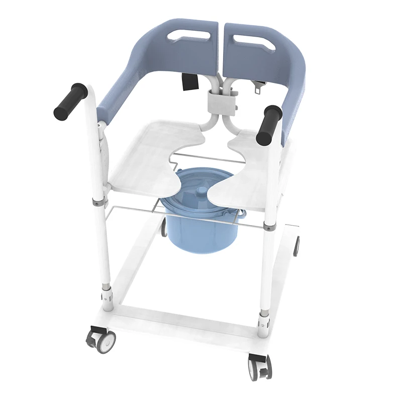 Manual Pin Style Shift chair Patient Transfer Lifter for Home Use Transfer To Bed Or Sitting Toilet 10 Gear Height Adjustment 3