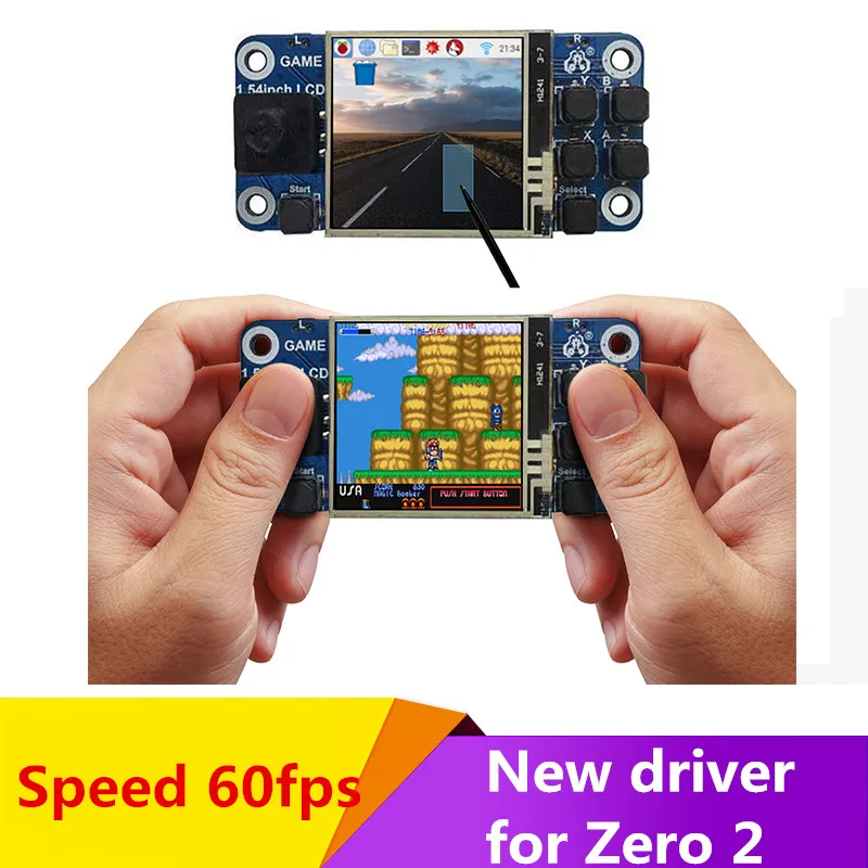 

Игровая приставка для мини-консоли Raspberry Pi, 1,54 дюйма, 2 Вт, 3B, 4B, CM4