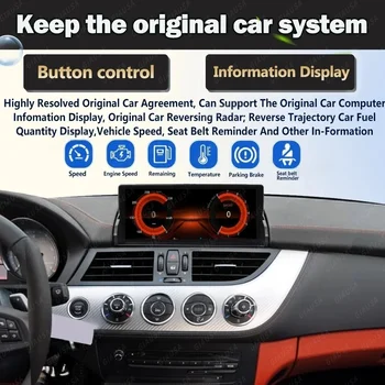 Ugode 12.3 ''Android 13 Unità principale CarPlay Wireless AUTO Per BMW Z4 E89 2009-2018 Lettori video multimediali per auto GPS Bluetooth