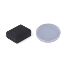 

1 Pcs DIY Resin Coaster Storage Box Jewelry Molds & 1 Pcs Exquisite Flannel Gift Box Jewelry Box Necklace Box