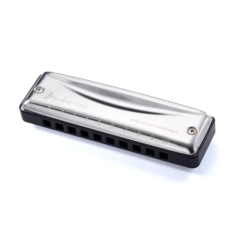 Kongsheng-blues harmonica 10 hole C-key for beginner adult student professional level diatonic harmonica,mouth harp