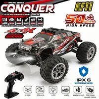 KF11 4WD 1:16 50KM/H Brushless RC Drift Off-Road Car With LED Light IPX6 Waterproof Electric High Speed Racing Outdoor Truck Toy 2