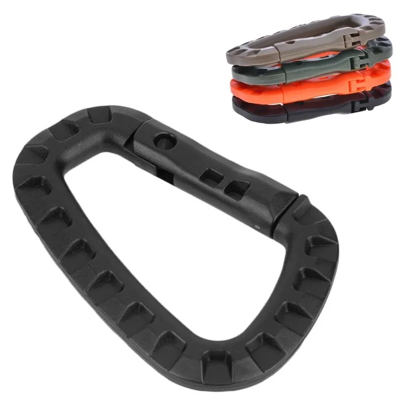 

1/3/5PCS Outdoor Mountain Buckle Hike Hang Carabiner Climb Bushcraft Snap molle Clasp Clip Hook Hanger Webbing Web Camp