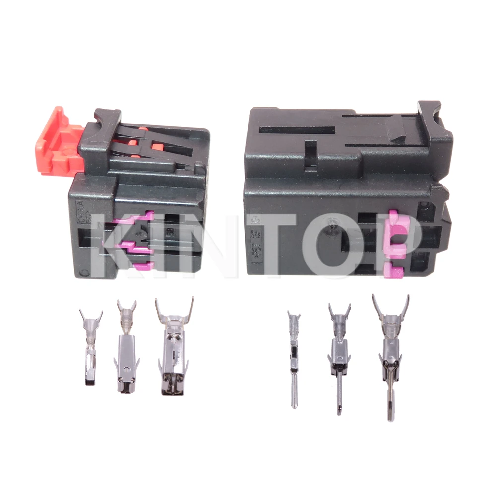 1 Set 17 Pins Car Seat Wire Cable Plastic Housing Socket Auto AC Assembly Composite Connector For VW Audi