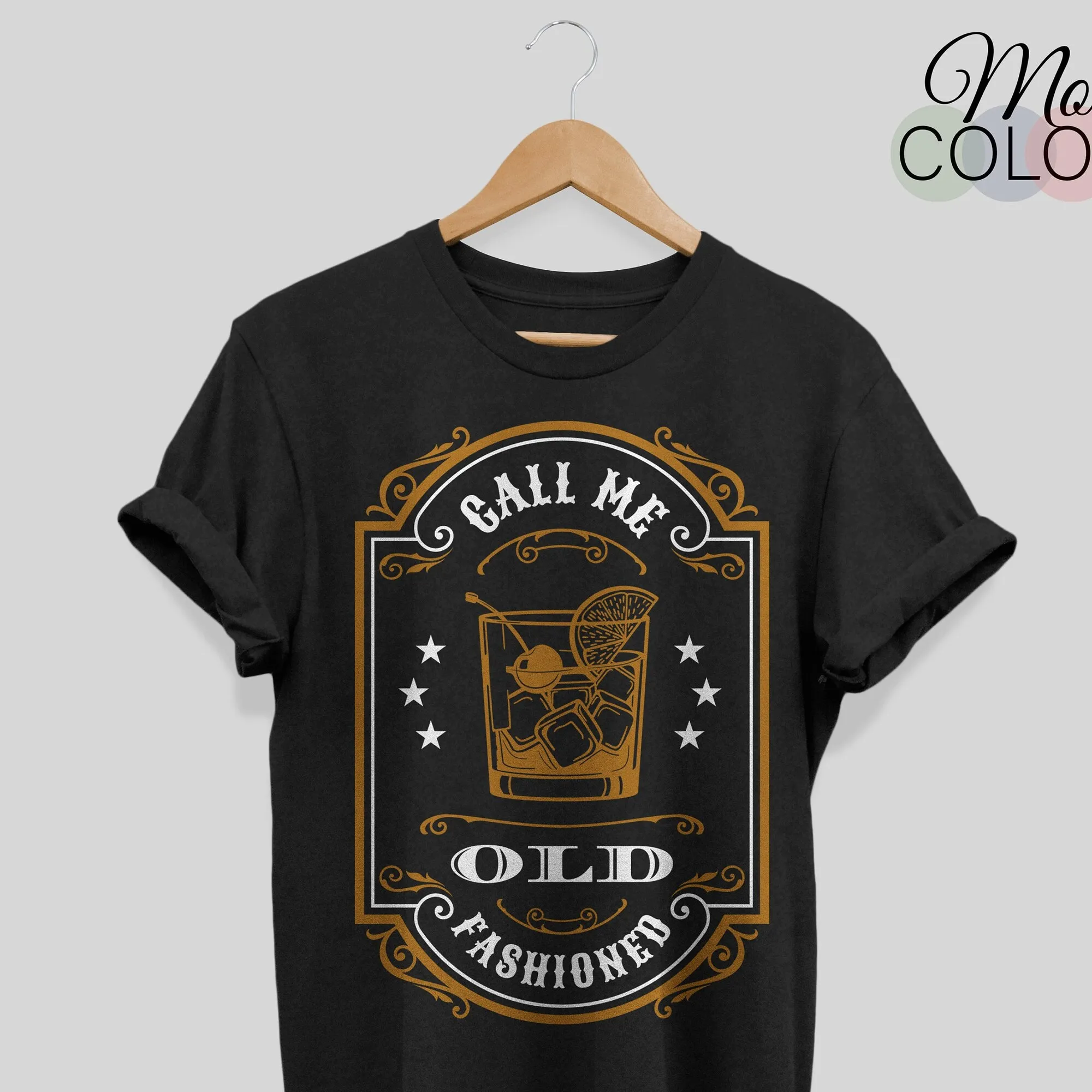 Call Me Old Fashioned Whisky Funny Vintage T Shirt Perfect Brandy Cocktail Drink Lovers Bourbon Cocktail Bere Papà