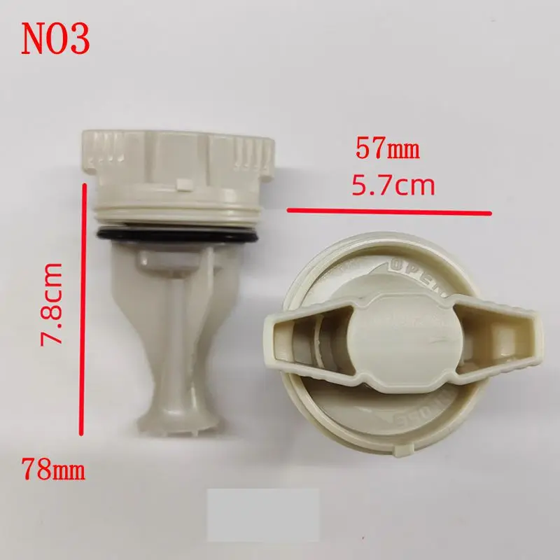New Drainage Pump Filter Plastic White Seal Ring For Samsung Washing Machine Water Plugs DC63-00865A DC63-00998A Washer Parts