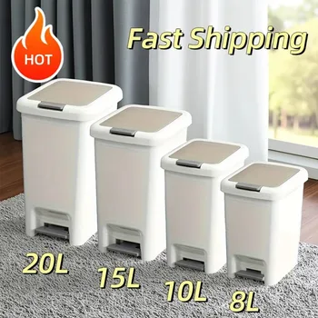 Cestino della spazzatura da cucina 20L Bagno Tocco Bidone della spazzatura nel WC Secchio della spazzatura intelligente Bidoni della spazzatura Bidone della spazzatura Cestino intelligente Cucina 1
