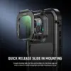 NEEWER 1/4 Black Diffusion /ND8/ND16/ND84 Phone Lens Filter, Quick Release Mist Filter For iPhone 16 Pro /Pro Max Phone Cage 3
