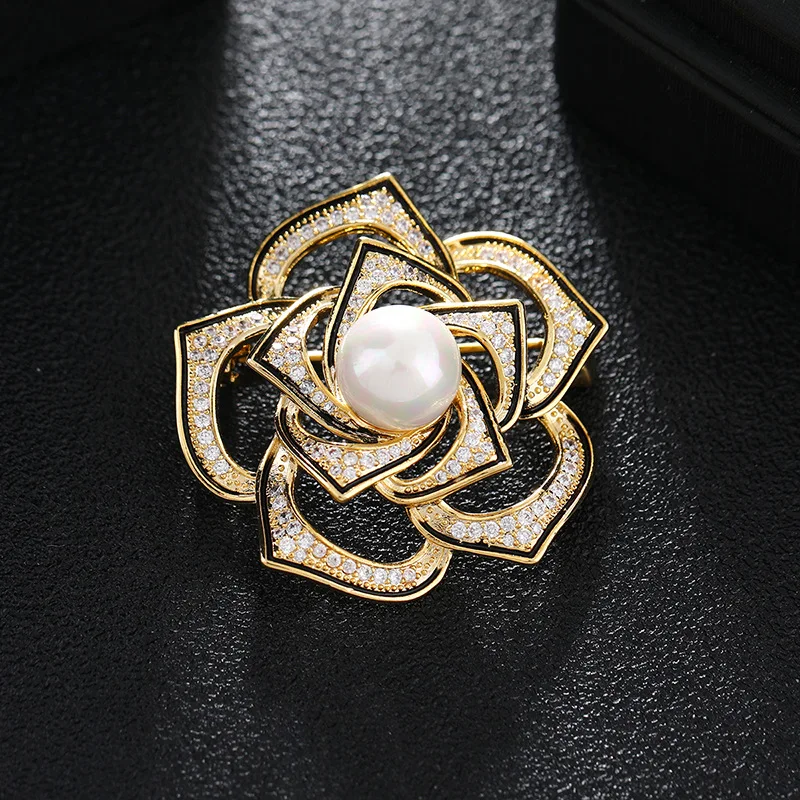 i-Remiel Korean High-grade Flower Brooch Cloth Art Classic Camellia Broche  Pins & Brooches Women Shawl Shirt Collar Accessories - Price history &  Review, AliExpress Seller - i-Remiel bow brooch Store