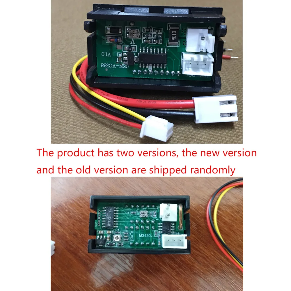 DC 0-100V 10A Digital Voltmeter Ammeter LED Amp Dual Digital Volt Meter Gauge LED Display Voltage Detector Current Meter Panel fowler caliper