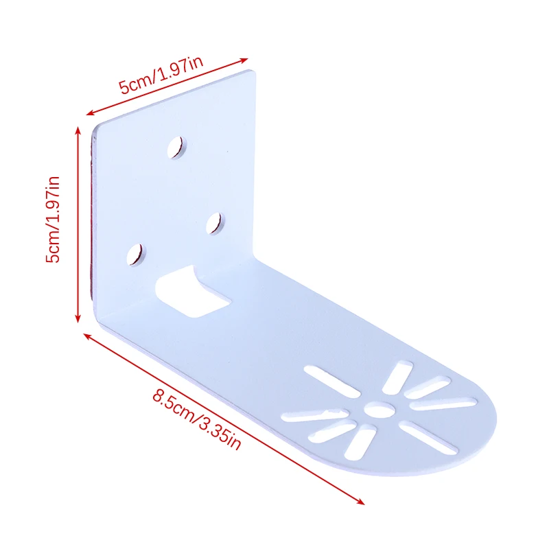 1Pc L Shape Nail Free Wall Mount Security Camera Bracket with Glue Base PTZ Version Camera Surveillance Bracket