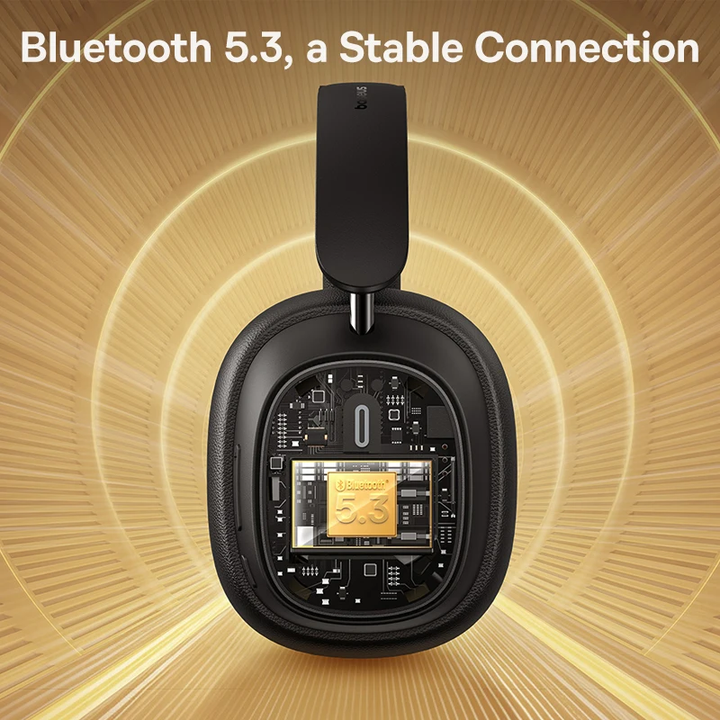 Bluetooth Baseus-H1 proワイヤレスヘッドセット,スポーツ,ビデオ,書斎