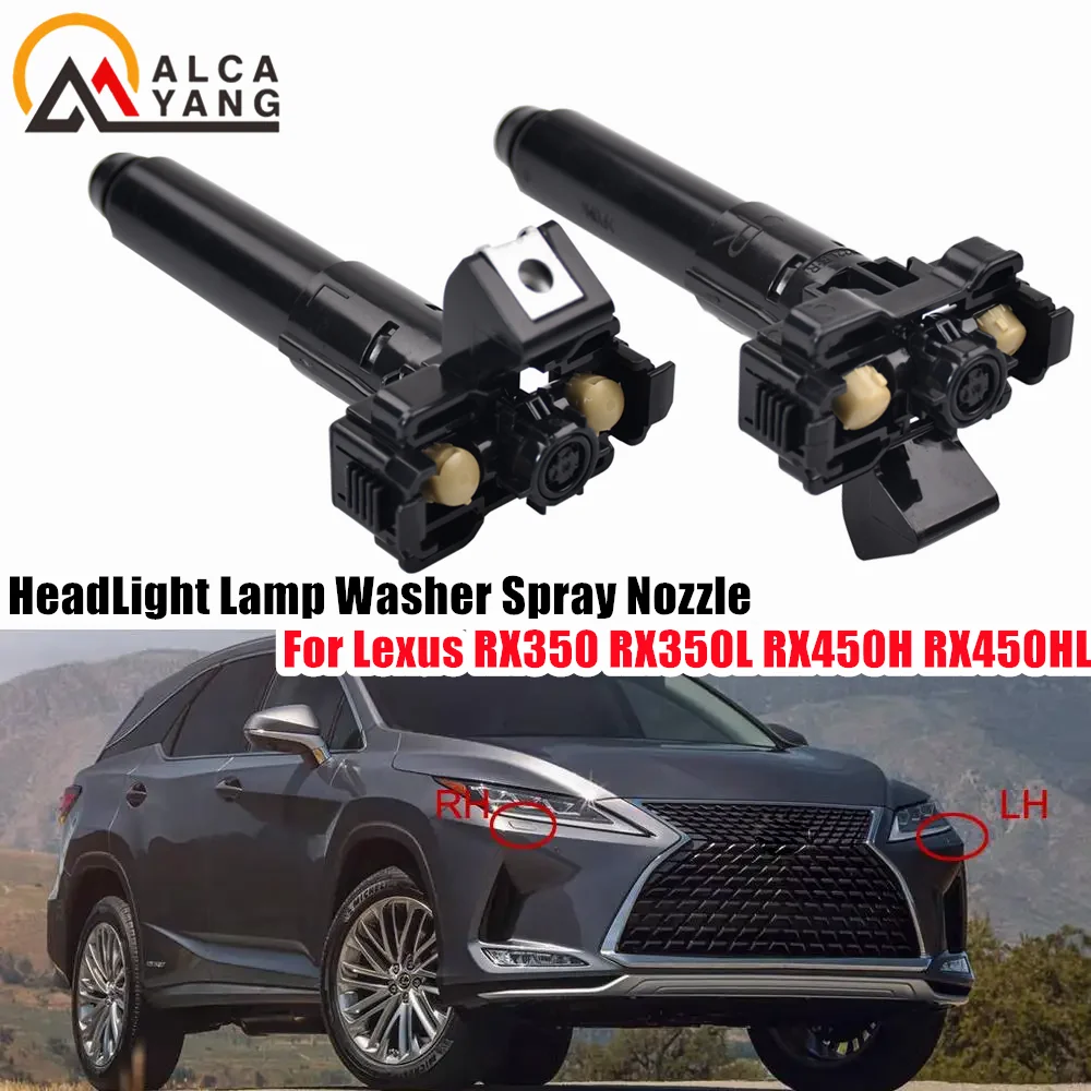 

Headlight Cleaning Gun Headlamp Washer Nozzle For Lexus RX350 RX350L RX450H RX450HL 2019 2020 2021 2022 Windscreen Wipers