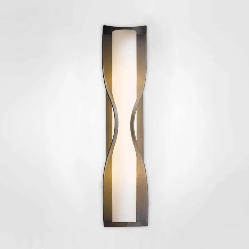 

Новый длинный настенный светильник в китайском стиле, простое украшение для гостиной, фоновая настенная лампа, прикроватная лампа для спальни