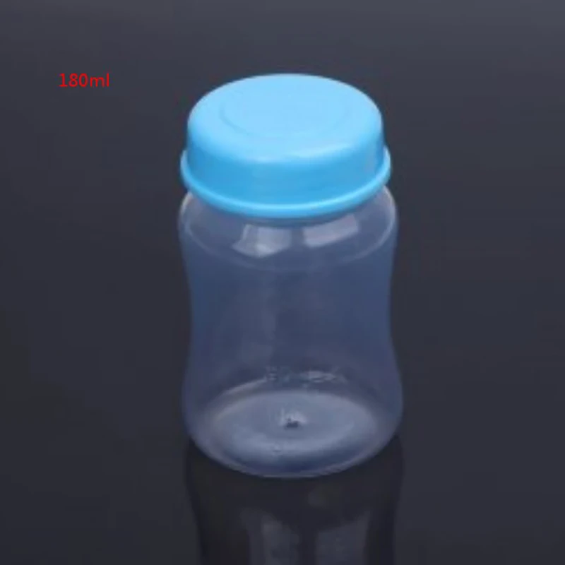 Green/Blue 180ml Breast Milk Storage Bottle Wide Neck Infant Newborn Food Freezer Fresh Cup New 6