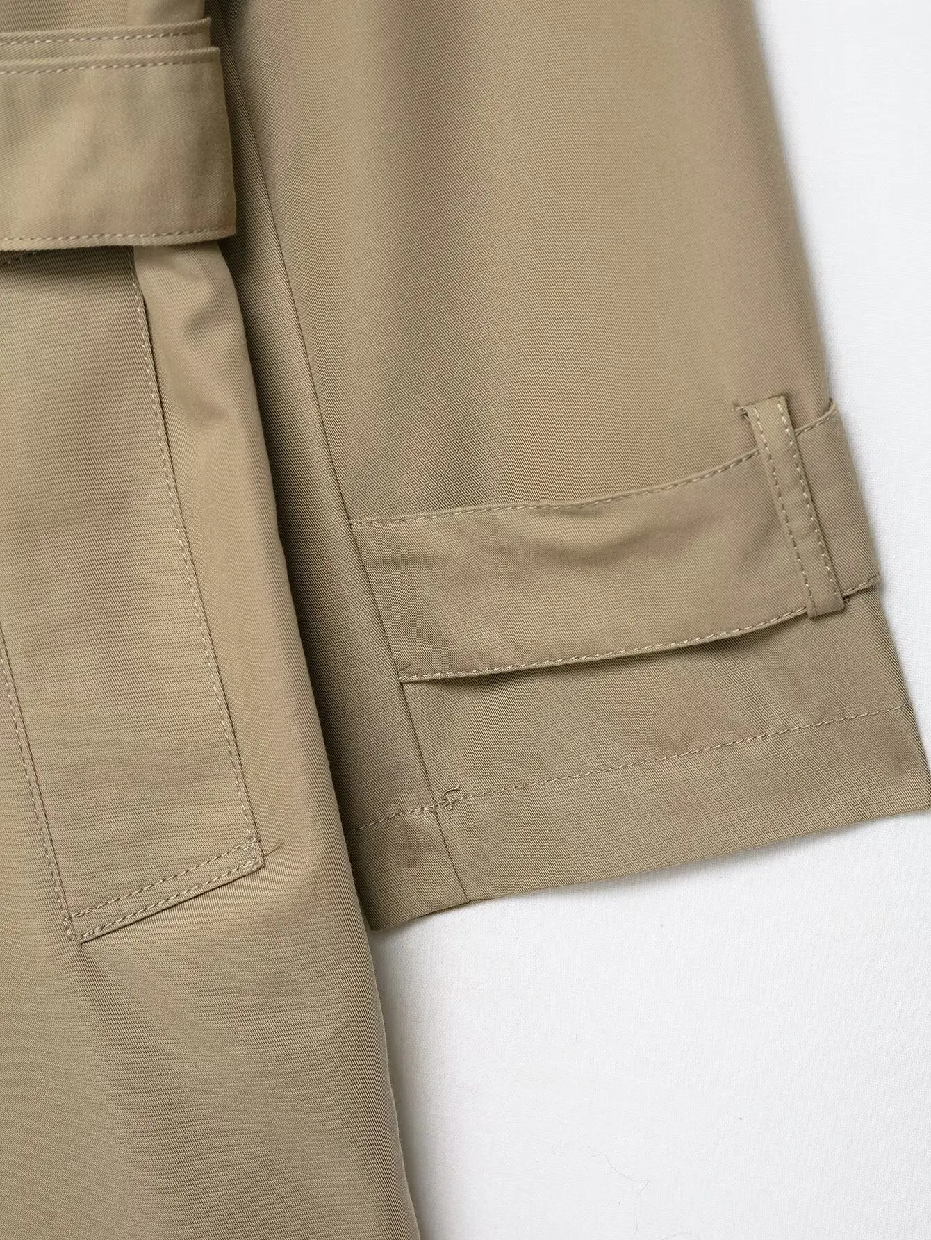 Women's British Style Autumn Winter Trench Coat Khaki Long-Sleeve With Belt Female Long Windbreaker Classic Casual Streetwear