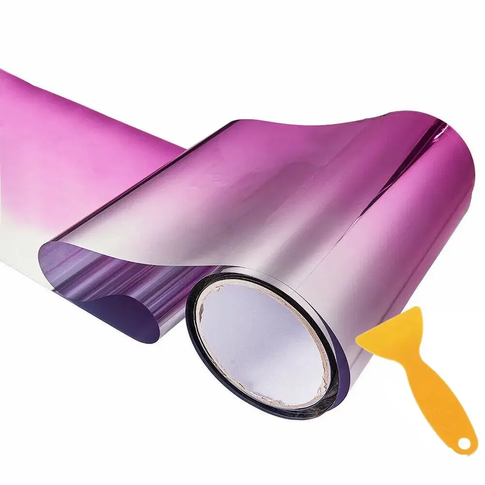 Car Window Sun Visor Strip Tint Film Front Windshield Protect Shade Blocking UV Sticker DIY Film Gradient Colorful Car Stickers car sunshade windshield sunshade windshield sun shade