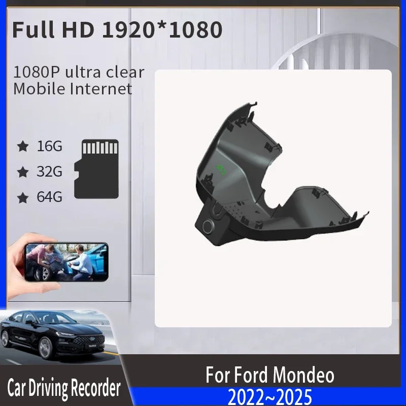 Dvd Per Auto Per Ford Mondeo Taurus 2025 2024 2023 2022 Plug Dashcam Voor Players Road Recorder Camera Dash Cam Wifi Accessori Per Auto