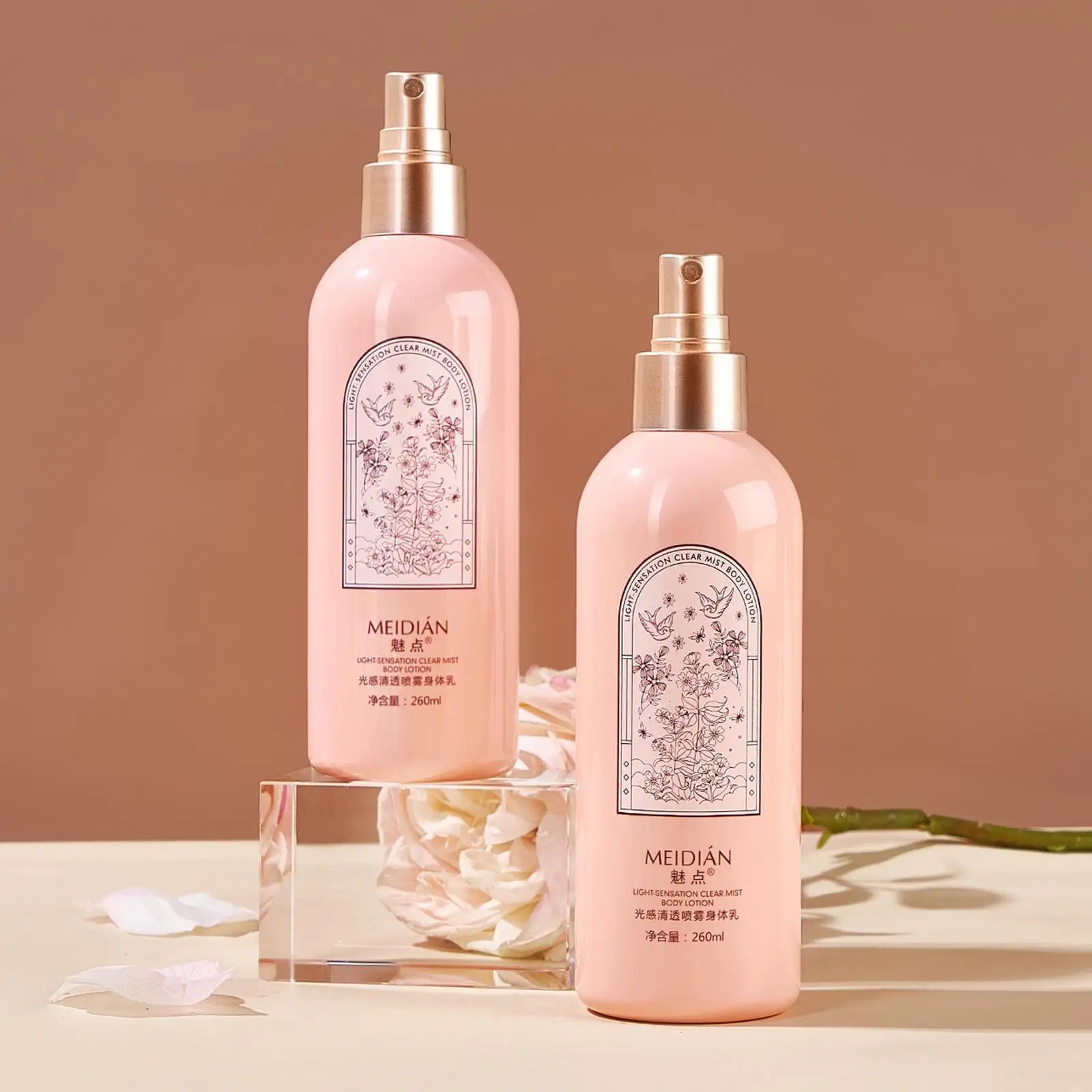 Lightsensing Clear Spray Body Lotion 260ml Skin Moisturizing