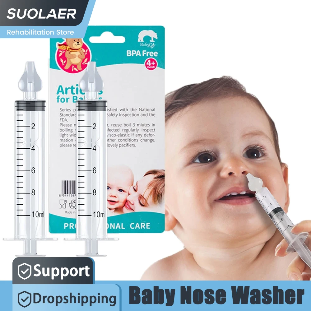 

Новый детский очиститель для носа, детский шприц для мытья носа