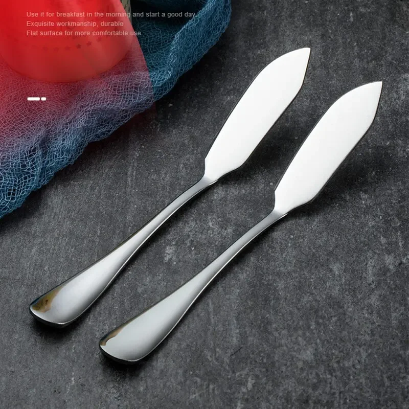 6pcs Stainless Steel Butter Knife Cheese Dessert Jam Knifes Cream Bread Cutter Kitchen Tools Knives Butter Spread