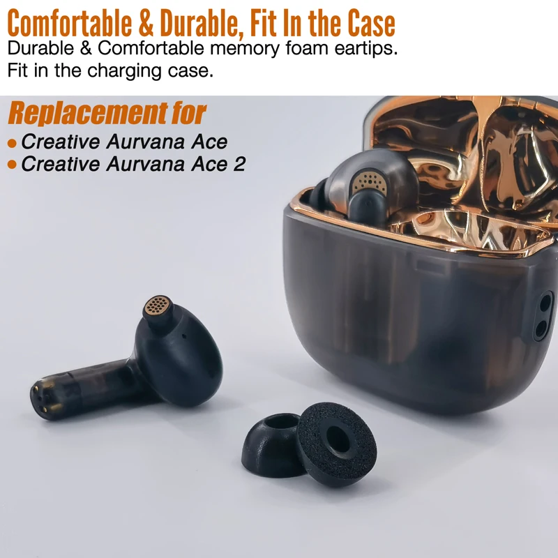 TENNMAK-almohadillas de espuma viscoelástica para auriculares