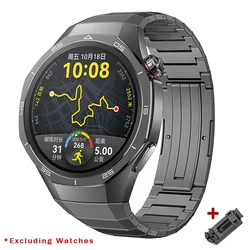 Luxury Titanium Alloy Strap - Premium Metal Bracelet, No Gaps Design - HUAWEI Watch GT5 Pro (H)
