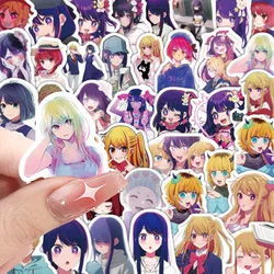 Oshi no Ko Anime Aesthetic Sticker Set - 50PCS for DIY, Scrapbooking, and Personalization (50Pcs)