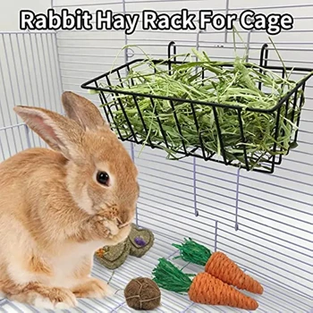 Metal Rabbit Hay Feeder 1