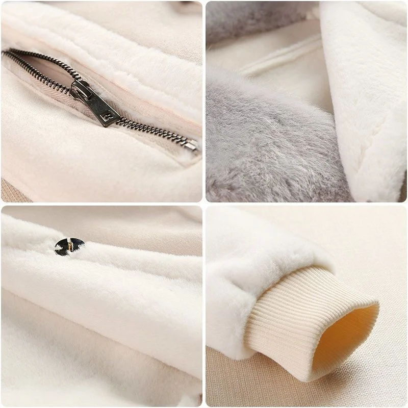 New  Fashion Brand Women's Fur Integrated Rabbit Fur Coat Korean Version 2023 Spring And Autumn New Winter Fur Jacket