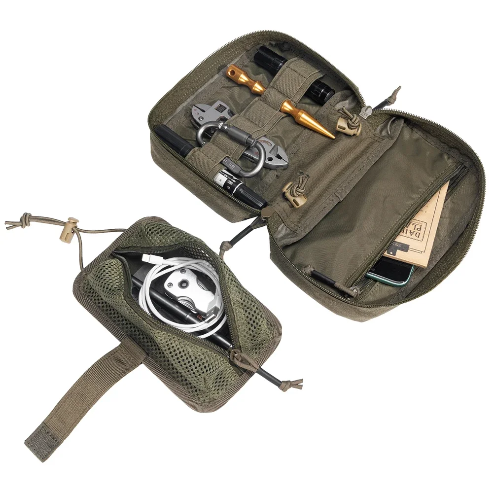 EDC Tactical Bag Waist Pack Hunting Vest Emergency Tools Pack Outdoor Tool Accessories Kit Camping Survival Pouch 3