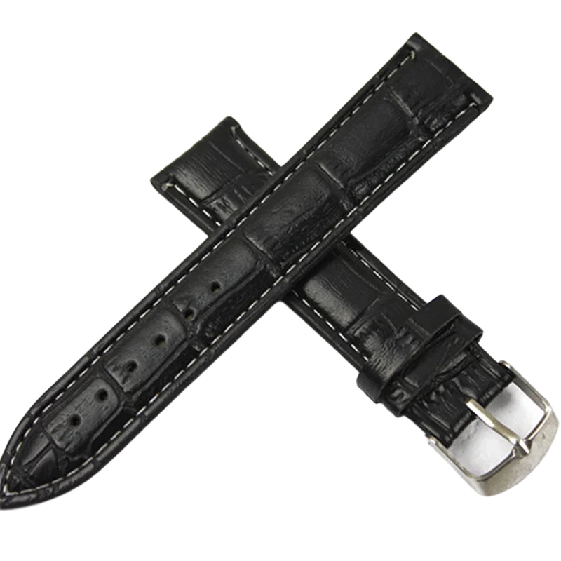 Photo Watch For Couple All Black Leather Unisex Quartz Wristwatches Send Your Picture