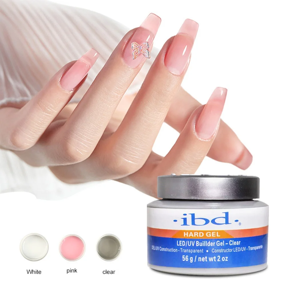 

IBD LED/UV Gels Builder Gel Clear / Pink / White,Nail Enhancement Gel-New Nail Extension For Poly UV Gel For DIY Art