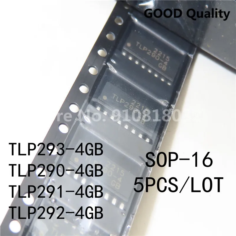 

5PCS/lot TLP290-4 TLP291 TLP292 TLP293-4GB SOP16 SOP-16 In Stock