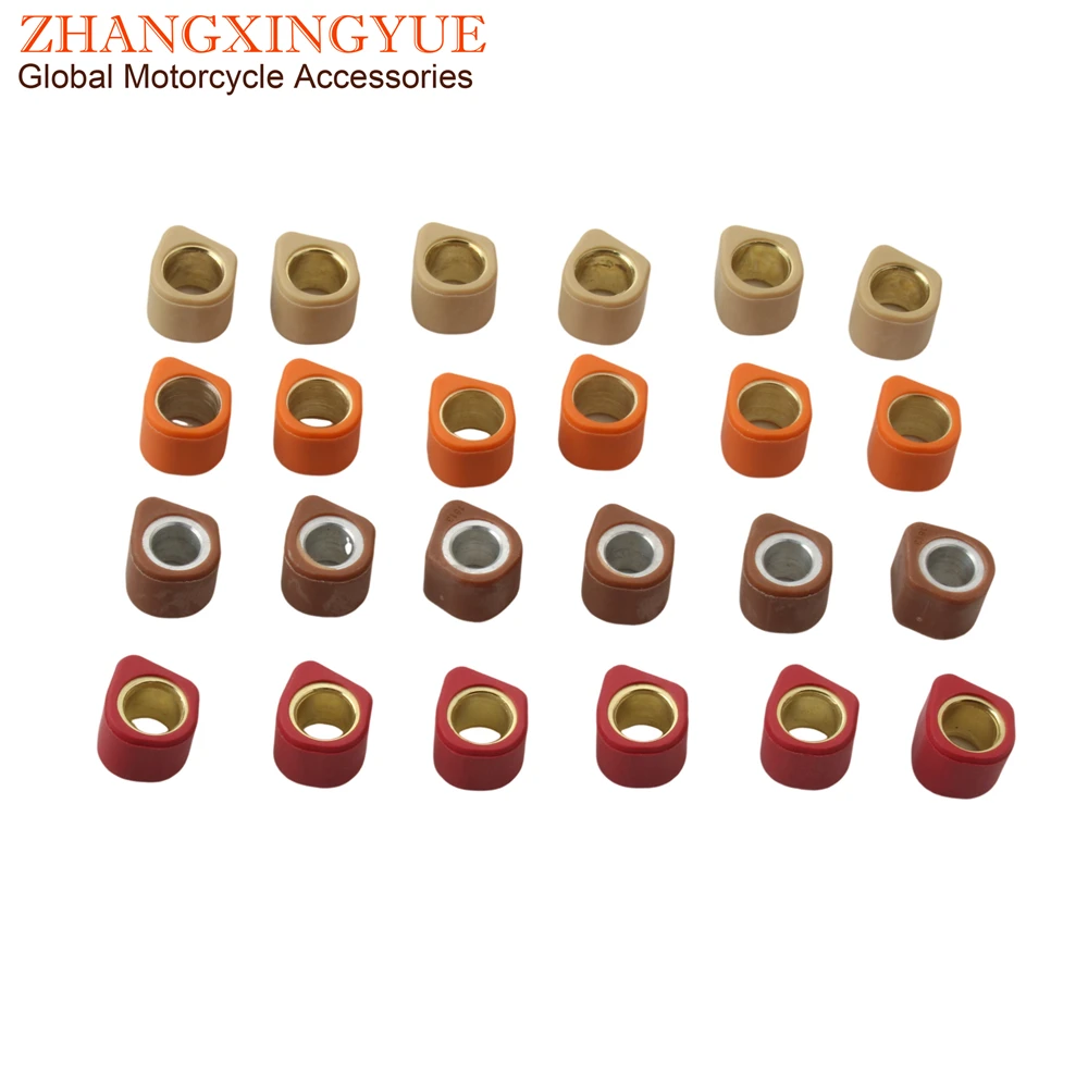 Racing Variator Slider Roller Weights 16x13mm 4g 5.5g 6g 7g For Sym Fiddle Orbit Symply 50cc 4T Scooter