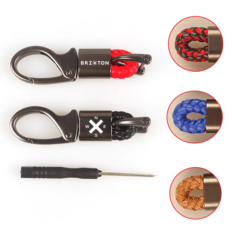 Moto Ferro Di Cavallo Metallo Moschettone Portachiavi Scooter Intrecciato Portachiavi Per Brixton Advisa Sunray Saxby Rayburn Glanville Felsberg