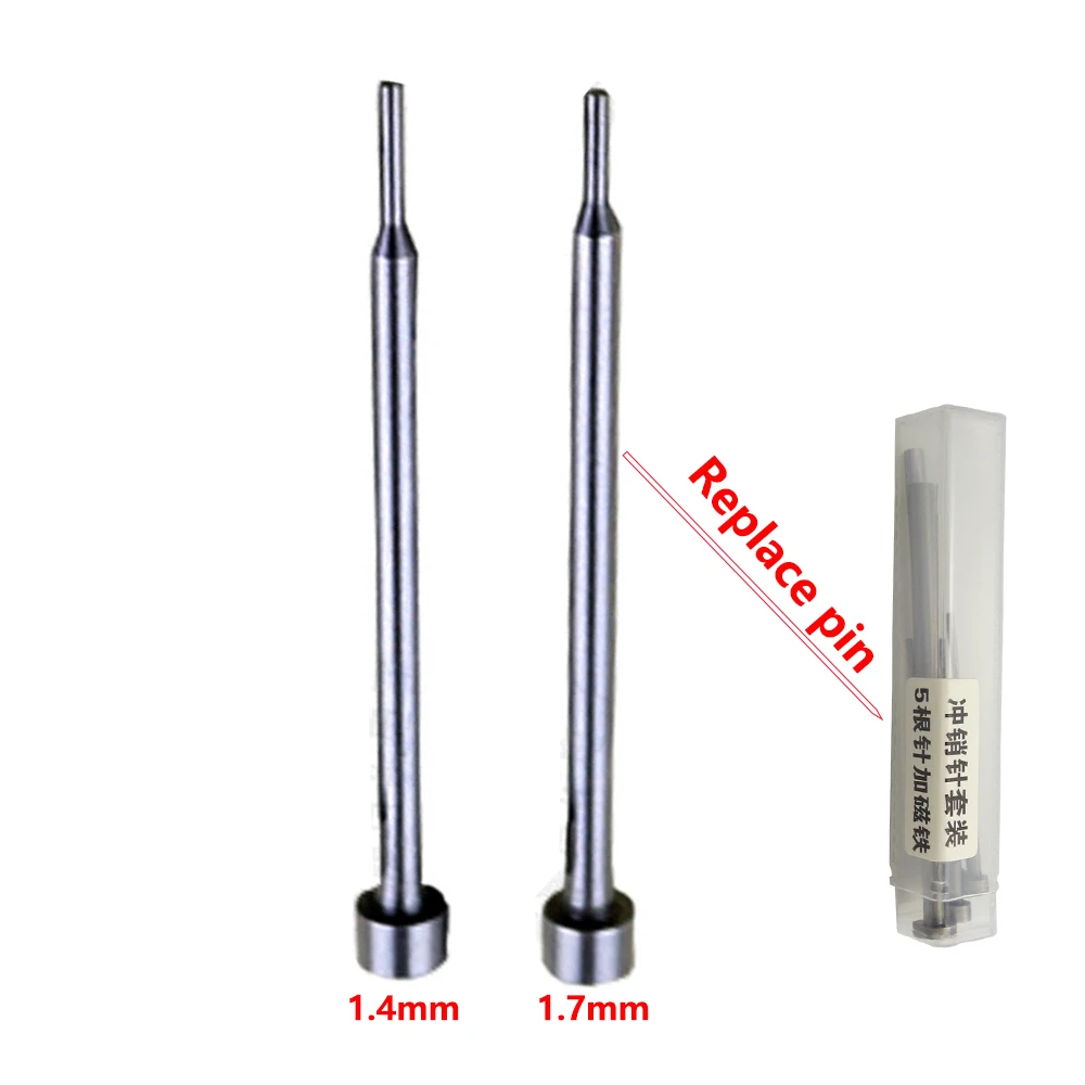 1.4mm /1.7mm Car Folding Key Magnet Pin Remover Tool Folding Remote Car Key Pin Disassembly Tool Flip Keys Removal pin disassembly tool